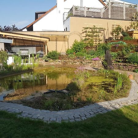 Wohnung Mit Sauna, Garten & Schwimmteich Bietigheim-Bissingen Ngoại thất bức ảnh